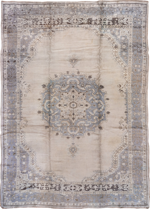 Vintage Oushak Area Rug (9' x 13')